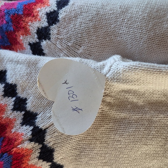 Talbots:Fair Isle Multicolor Knit Sweater Sz.S. Ptop:20"×L25". - Picture 14 of 14